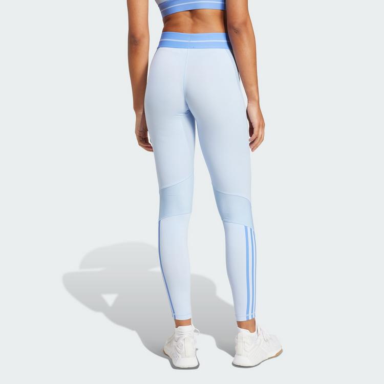 adidas adidas Hyperglam Rib 1/1 Leggings Leggings Damen - Glow Blue / Blue Fusion - 1 | SportScheck