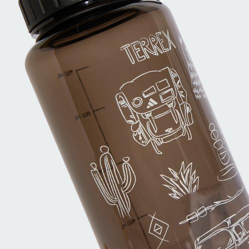 Rückansicht von adidas TERREX Trinkflasche 1.000 Milliliter Trinkflasche Chalk White