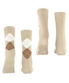 Rückansicht von Burlington Freizeitsocken Damen cream (4011)