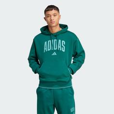Rückansicht von adidas Collegiate Hoodie Hoodie Herren Collegiate Green / Powder Teal