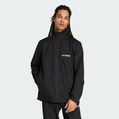Rückansicht von adidas Multi Essentials 2L Regenjacke Outdoorjacke Herren Black
