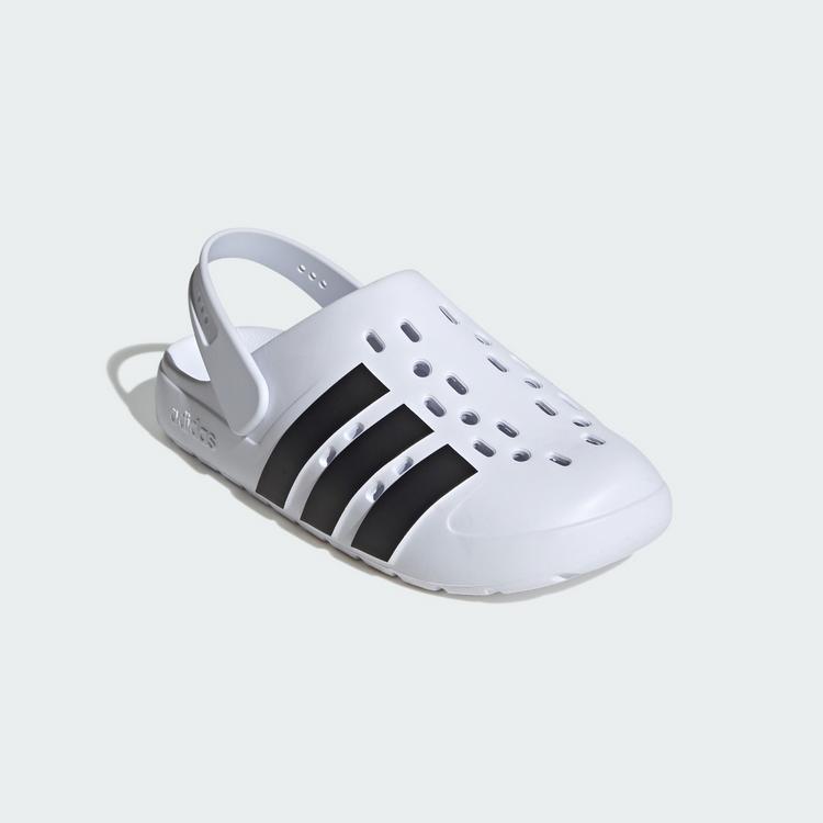 adidas adidas Adilette Clog 2.0 Badelatschen - Cloud White / Core Black / Cloud White - 3 | SportScheck