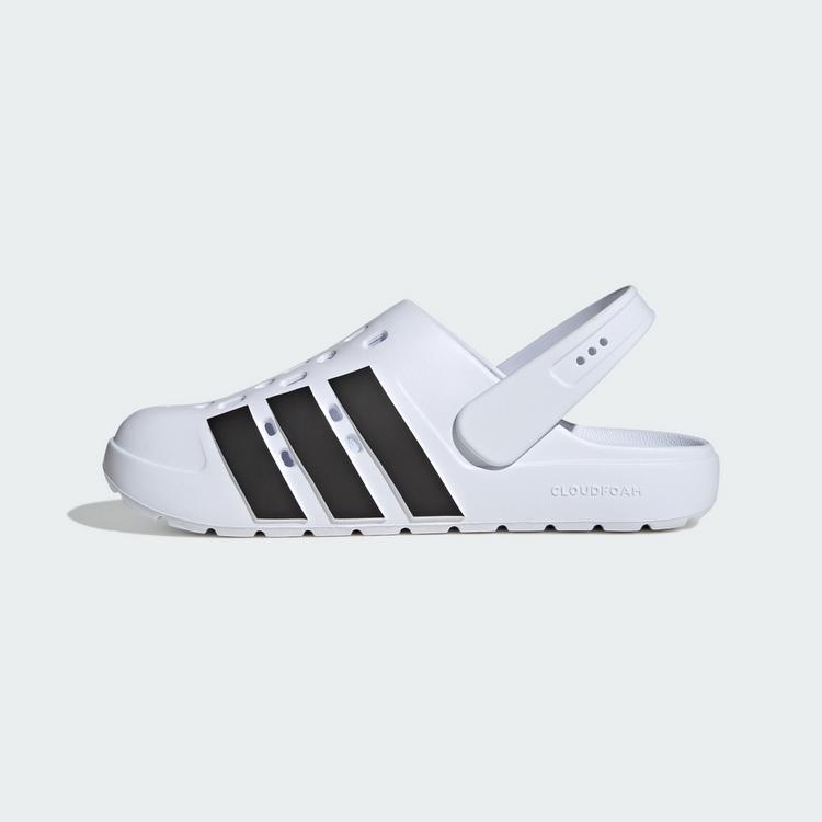 adidas adidas Adilette Clog 2.0 Badelatschen - Cloud White / Core Black / Cloud White - 5 | SportScheck