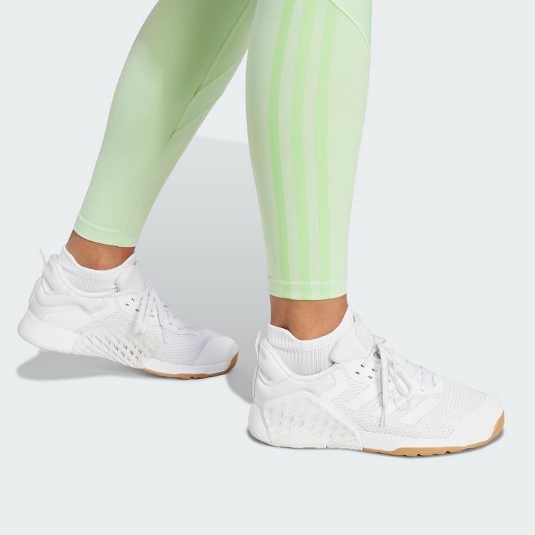 adidas adidas Hyperglam Rib 1/1 Leggings Leggings Damen - Semi Green Spark / Lime Burst - 1 | SportScheck