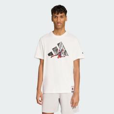 Rückansicht von adidas adidas ©Marvel Spider-Man Logo T-Shirt T-Shirt Herren White