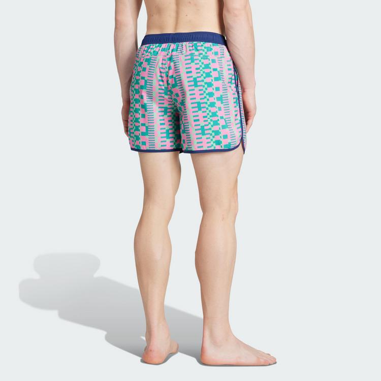 adidas adidas adidas Tom Daley Badeshorts Badehose Herren - Lucid Pink / Dark Blue - 1 | SportScheck