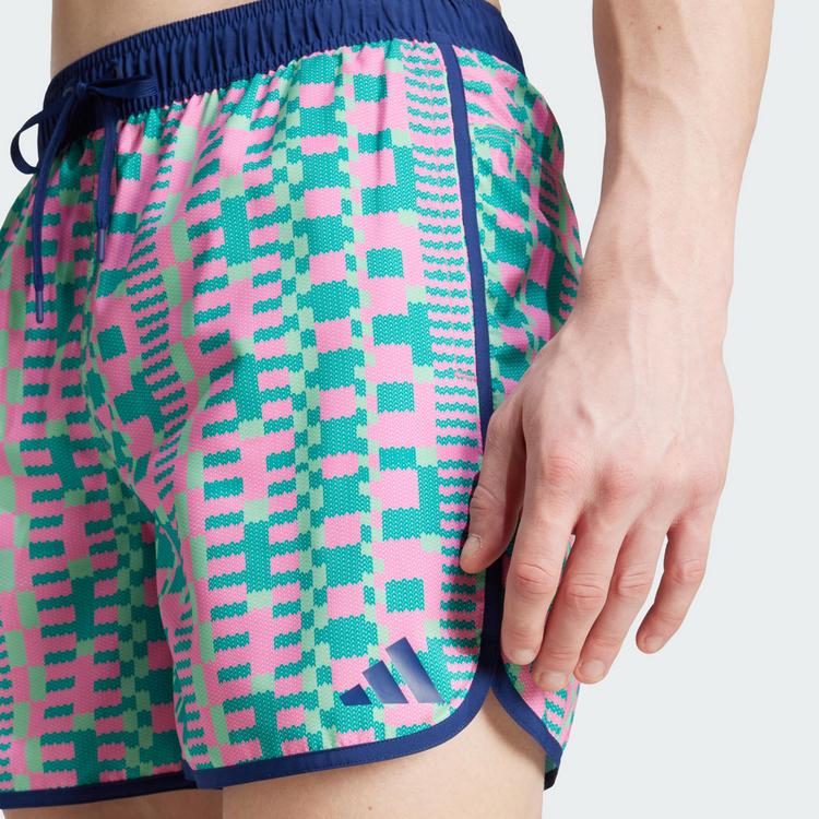 adidas adidas adidas Tom Daley Badeshorts Badehose Herren - Lucid Pink / Dark Blue - 1 | SportScheck