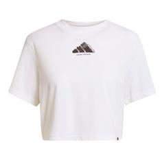 adidas CLIMACOOL Vintage Graphic Trainingsshirt Funktionsshirt Damen White