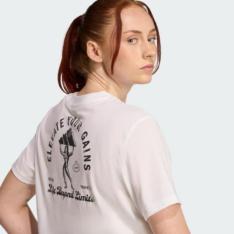 adidas adidas CLIMACOOL Vintage Graphic Trainingsshirt Funktionsshirt Damen - White - 1 | SportScheck