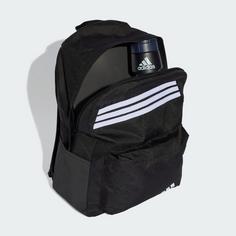 Rückansicht von adidas Rucksack Classic 3-Streifen Horizontal Daypack Black / White / White