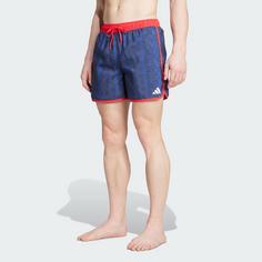 Rückansicht von adidas adidas Tom Daley Badeshorts Badeshorts Herren Semi Lucid Blue / Pure Ruby