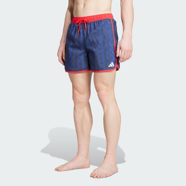 adidas adidas adidas Tom Daley Badeshorts Badehose Herren - Semi Lucid Blue / Pure Ruby - 0 | SportScheck