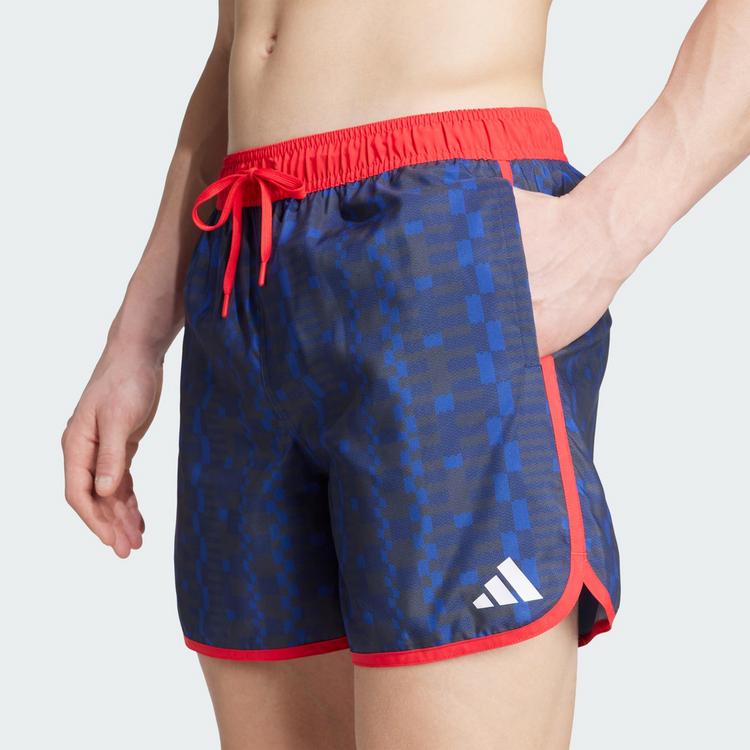 adidas adidas adidas Tom Daley Badeshorts Badehose Herren - Semi Lucid Blue / Pure Ruby - 0 | SportScheck