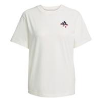 adidas Tiro Floral Graphic T-Shirt T-Shirt Damen - Off White