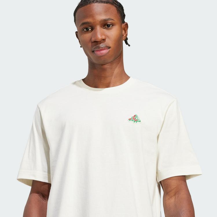 adidas adidas Mini Pizza Grafik T-Shirt T-Shirt Herren - Off White - 0 | SportScheck