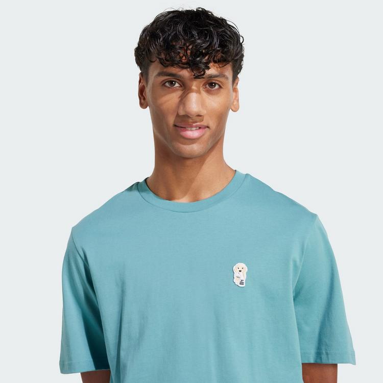 adidas adidas Dog Sock Patch Graphic T-Shirt T-Shirt Herren - Preloved Teal - 0 | SportScheck