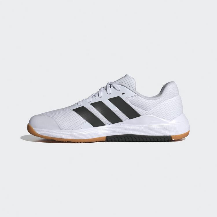 adidas adidas Dropset Base Trainingsschuh. Fitnessschuhe Herren - Cloud White / Core Black / Lucid Red - 5 | SportScheck