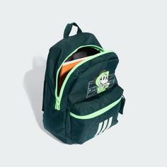 Rückansicht von adidas Rucksack Micky Maus Rucksack für Kinder Daypack Kinder Aurora Ivy / Lime Burst / Off White