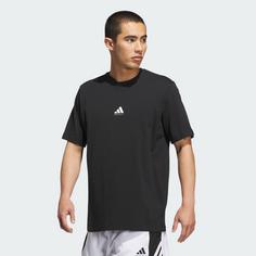 Rückansicht von adidas adidas Basketball Graphic T-Shirt Basketball Shirt Herren Black / White