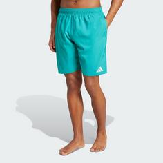 Rückansicht von adidas Badeshorts, 8 Zoll Badeshorts Herren Pure Teal / White