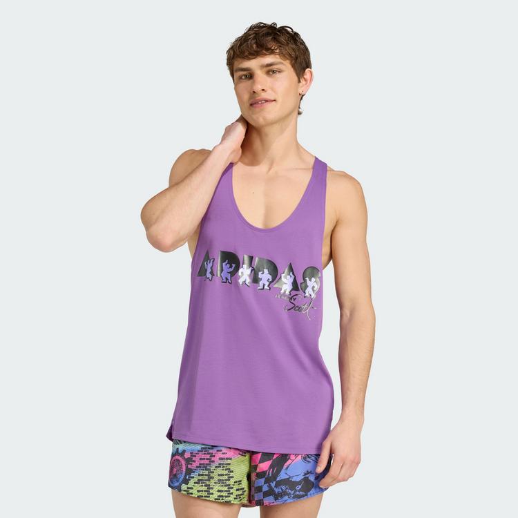 adidas adidas adidas x Jeremy Scott Tanktop Funktionstank Herren - Active Purple - 0 | SportScheck