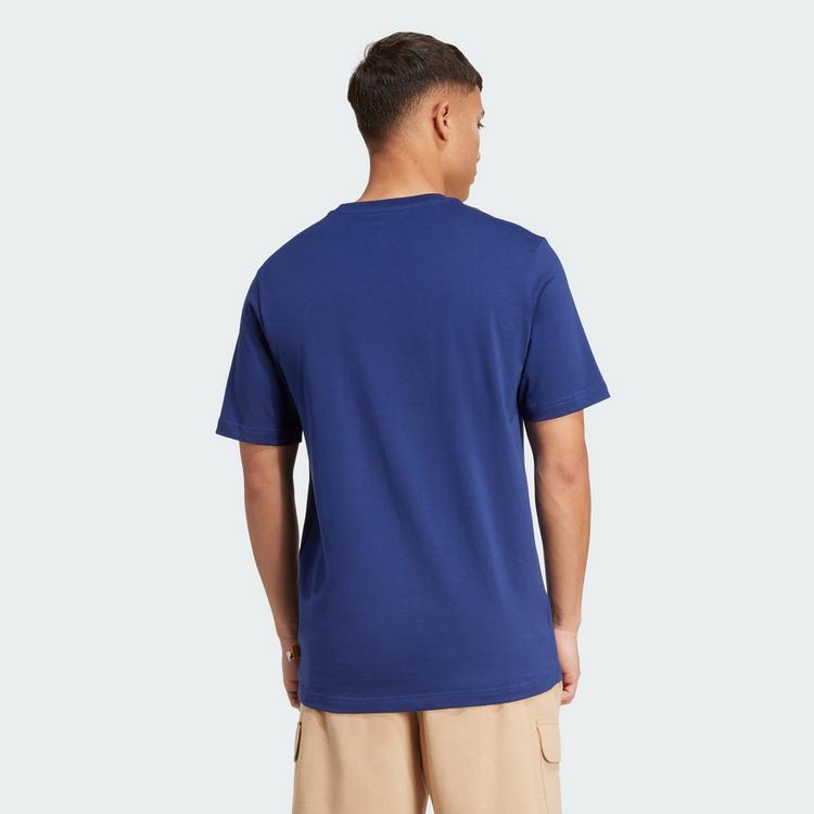 adidas adidas T-Shirt mit Hund und Hoop Motiv T-Shirt Herren - Dark Blue - 1 | SportScheck