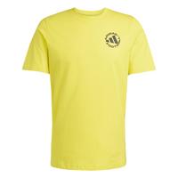 adidas Football Sticker Graphic T-Shirt Funktionsshirt Herren - Yellow