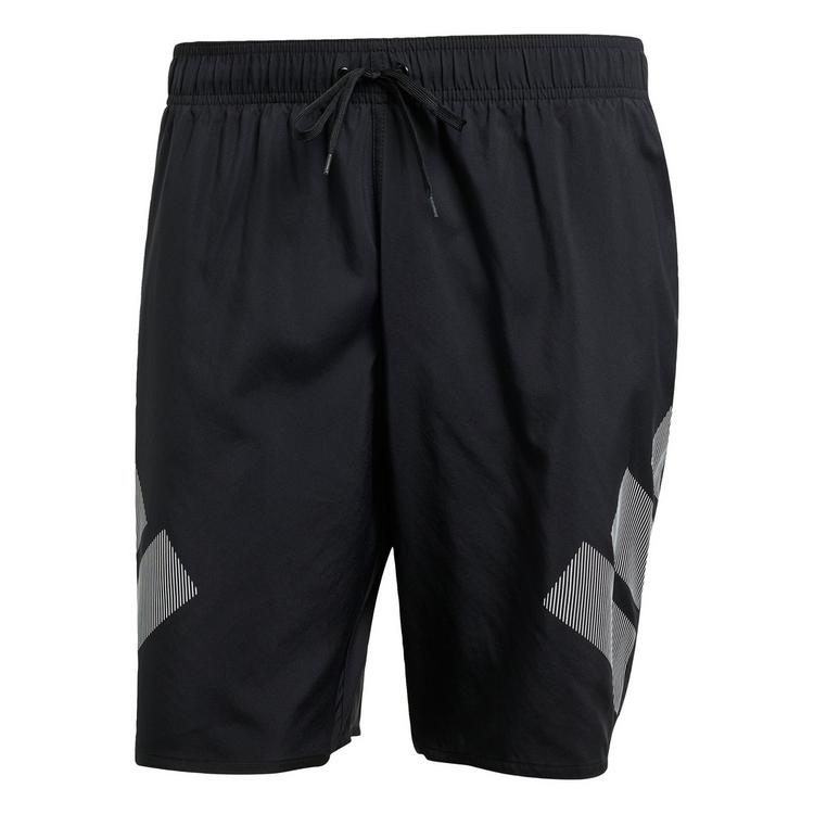 adidas adidas Big Bars Shorts, 8 Zoll Badehose Herren - Black / White - 0 | SportScheck
