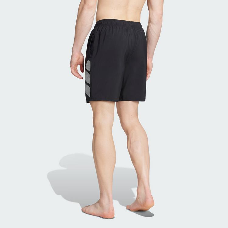 adidas adidas Big Bars Shorts, 8 Zoll Badehose Herren - Black / White - 1 | SportScheck