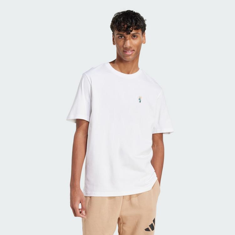 adidas adidas Dog Sock Patch Graphic T-Shirt T-Shirt Herren - White - 0 | SportScheck