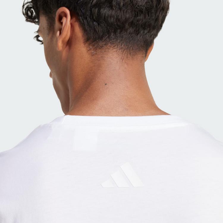 adidas adidas Dog Sock Patch Graphic T-Shirt T-Shirt Herren - White - 1 | SportScheck