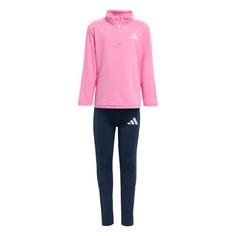 adidas Goto Pz Little Kids Sports Set Trainingsanzug Kinder Pink Fusion / White / Clear Pink
