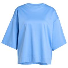 adidas Soft Lux Lockeres T-Shirt T-Shirt Damen Blue Fusion