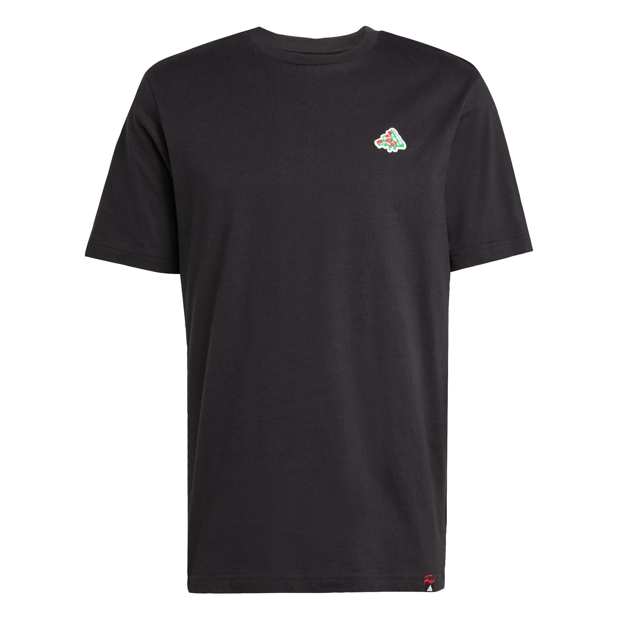 adidas Mini Pizza Grafik T-Shirt T-Shirt Herren - Black