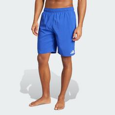 Rückansicht von adidas Badeshorts, 8 Zoll Badeshorts Herren Semi Lucid Blue / White