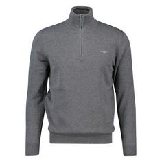 GANT Strickpullover Strickpullover Herren Grau Melange