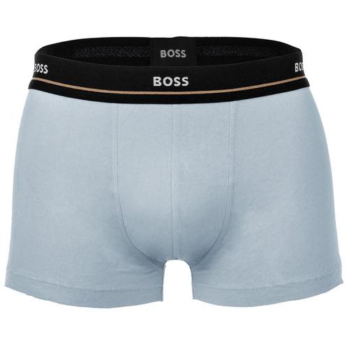 Rückansicht von Boss Boxershort Hipster Herren Blau/Grau/Schwarz
