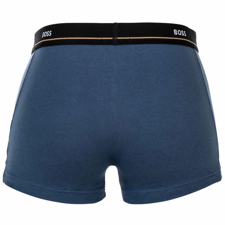 Boss Boss Boxershort Unterhose Herren - Blau/Grau/Schwarz - 3 | SportScheck