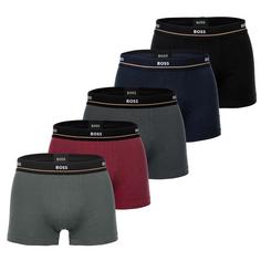 Boss Boxershort Hipster Herren Schwarz/Grau/Rot