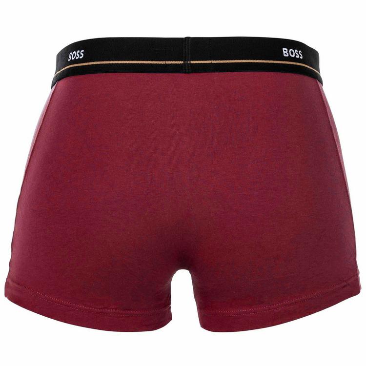 Boss Boss Boxershort Unterhose Herren - Schwarz/Grau/Rot - 1 | SportScheck