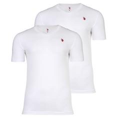 U.S. Polo Assn. T-Shirt T-Shirt Herren Weiß