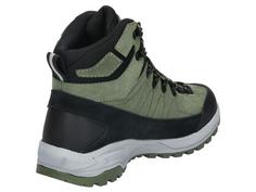 Rückansicht von Brütting Wanderstiefel Wanderschuhe Herren oliv/schwarz