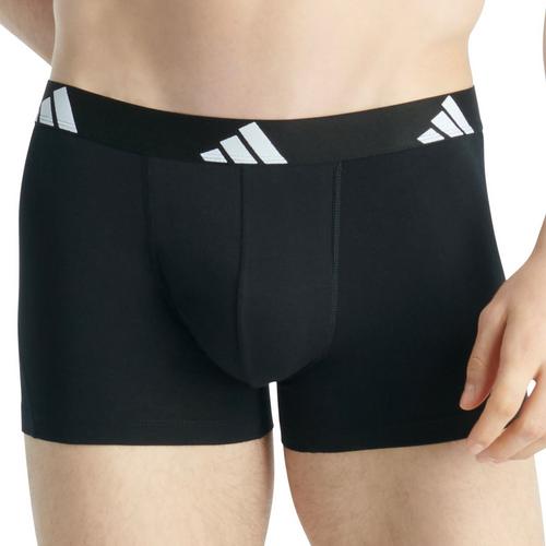 Rückansicht von adidas Boxershort Hipster Herren Schwarz/Dunkelblau/Rot