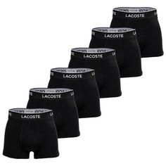 Lacoste Boxershort Hipster Herren Schwarz