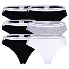 Lacoste String String Damen Schwarz/Schwarz/Grau/Weiß