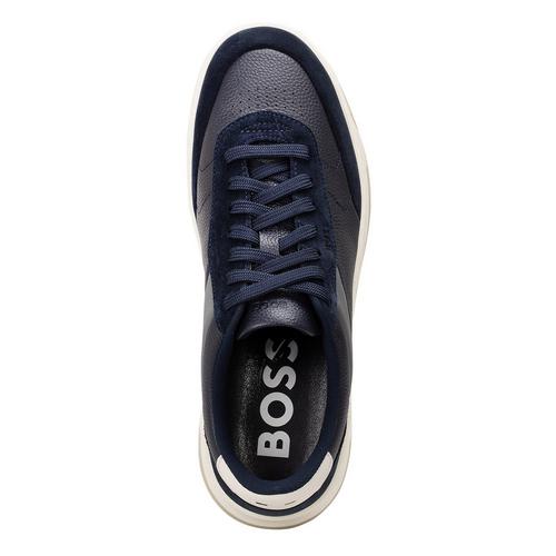 Rückansicht von Boss Sneaker Sneaker Herren Blau