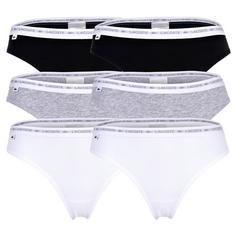Lacoste String String Damen Schwarz/Grau/Weiß