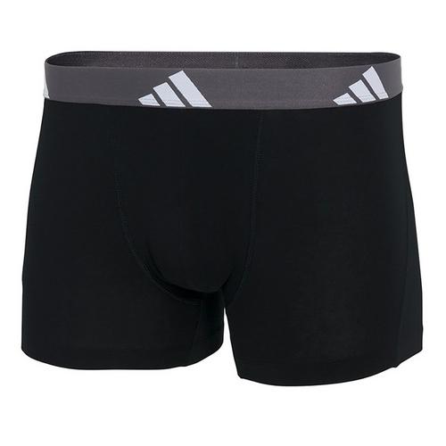Rückansicht von adidas Boxershort Hipster Herren Schwarz/Grau/Gold