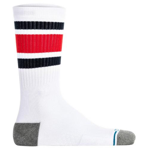 Rückansicht von Stance Socken Freizeitsocken Schwarz/Weiß/Rot/Dunkelblau/Weiß/Schwarz/Grau