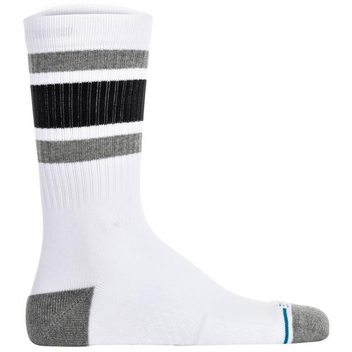 Rückansicht von Stance Socken Freizeitsocken Weiß/Schwarz/Grau